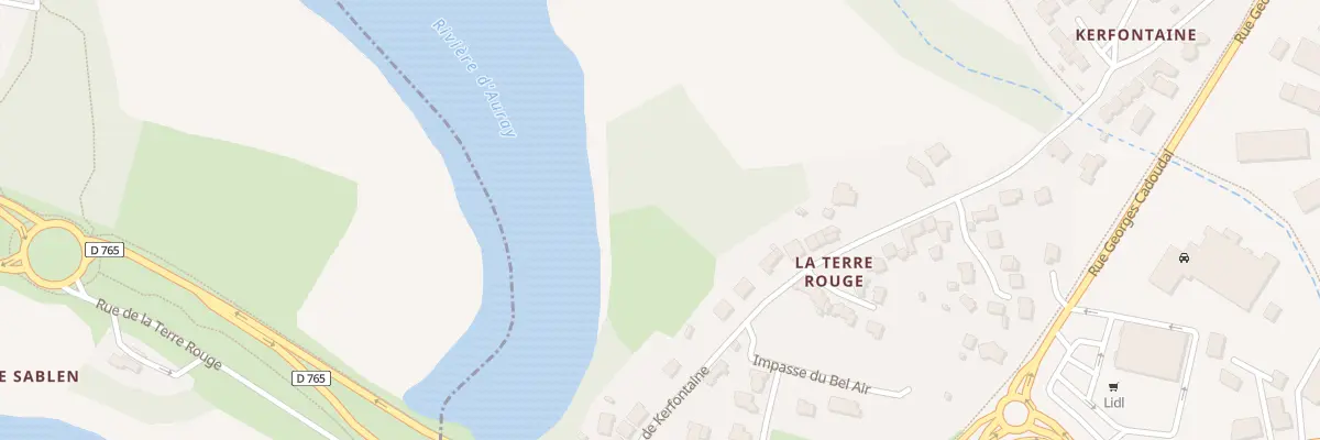 Plan du 22 Rue de Kerfontaine à Pluneret