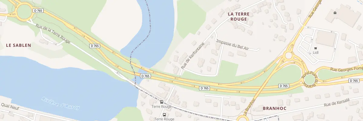 Plan du 38 Rue de Kerfontaine à Pluneret