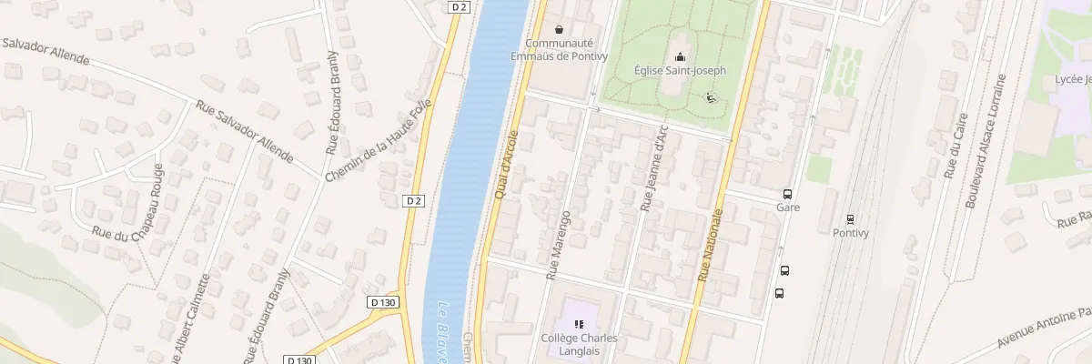 Plan du 46 Rue Marengo à Pontivy
