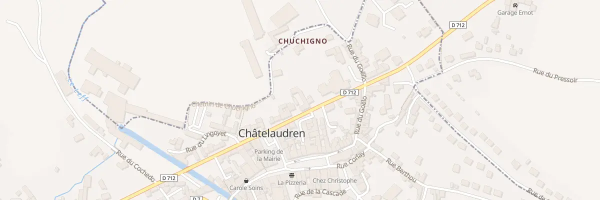 Plan du 23 Rue du Gen Leclerc à Châtelaudren-Plouagat