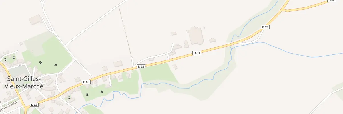 Plan du 5 Rue du Stade à Saint-Gilles-Vieux-Marché