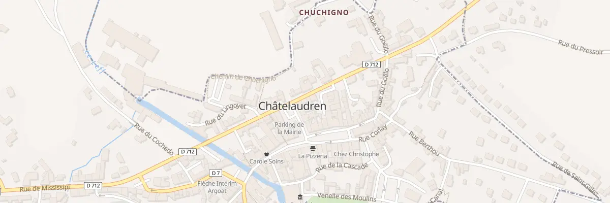 Plan du 20 Rue du Gen Leclerc à Châtelaudren-Plouagat