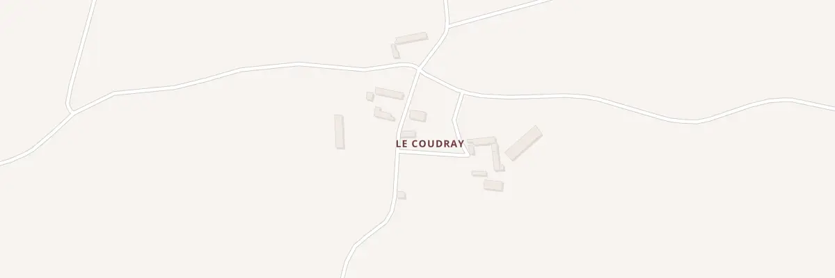 Plan du 3 Le Coudray à La Harmoye