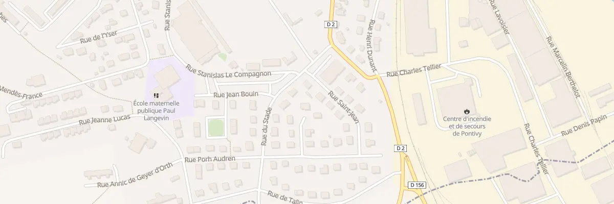 Plan du 8 Rue du Collédo à Pontivy