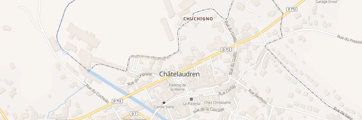 Plan du 17 Rue du Gen Leclerc à Châtelaudren-Plouagat