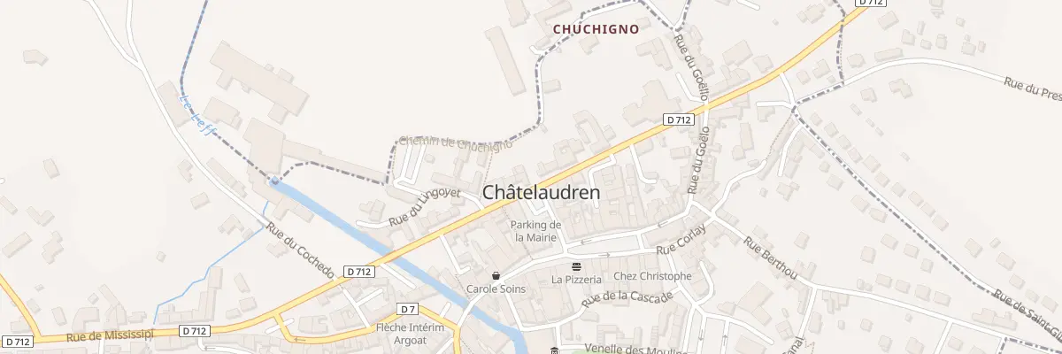 Plan du 15 Rue du Gen Leclerc à Châtelaudren-Plouagat