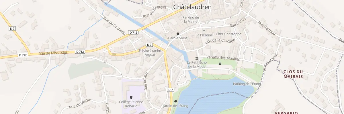 Plan du 3 Rue du Leff à Châtelaudren-Plouagat