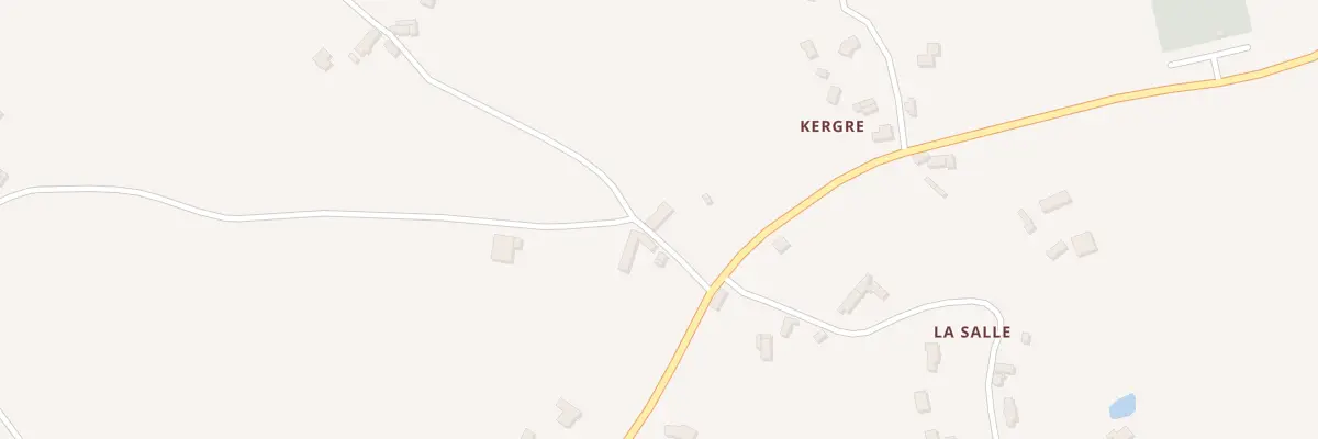 Plan du 5043 Kergre à Boqueho