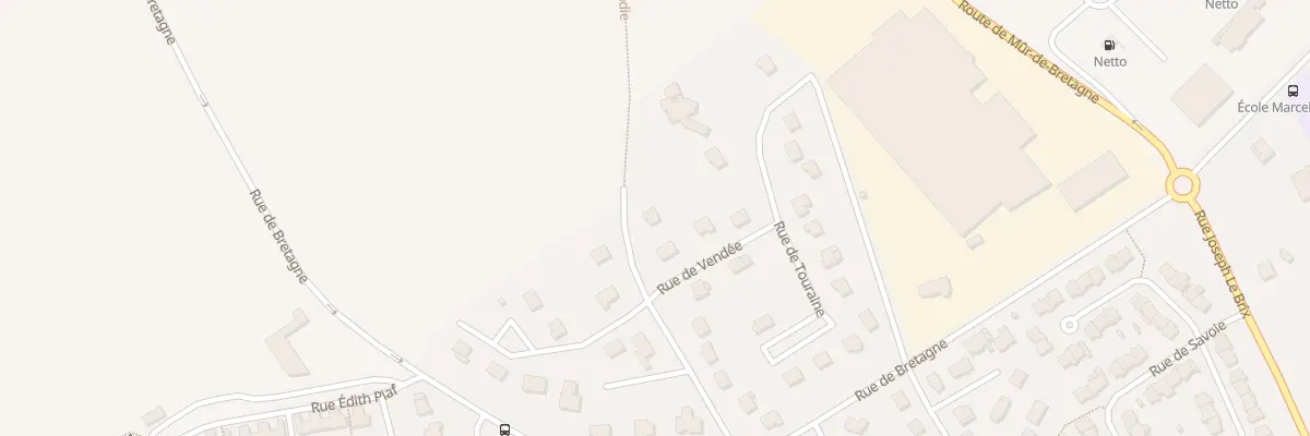 Plan du 16 Rue de Normandie à Pontivy