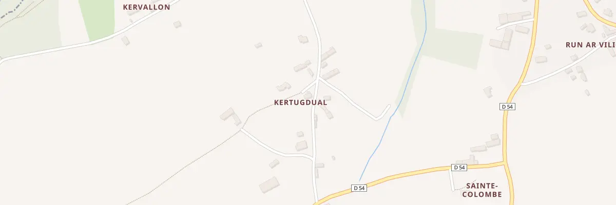 Plan du 5115 Kertugdual à Lanloup