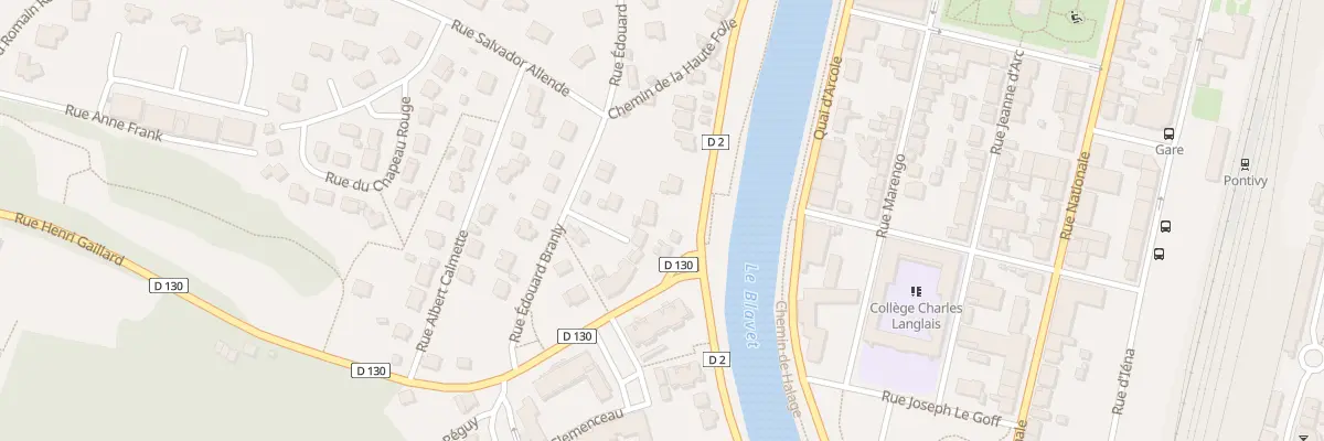 Plan du 44 Rue du 2eme Chasseur à Pontivy