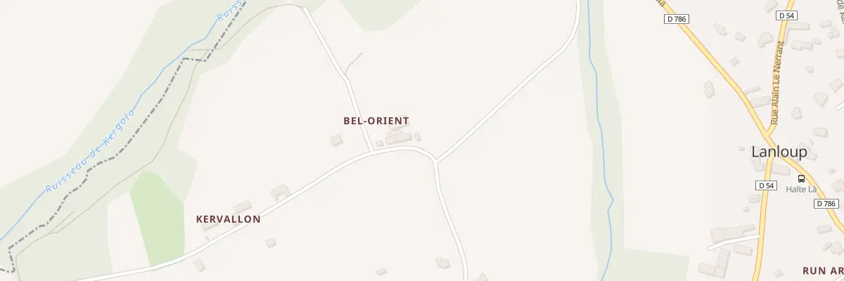 Plan du 2 Bel Orient à Lanloup