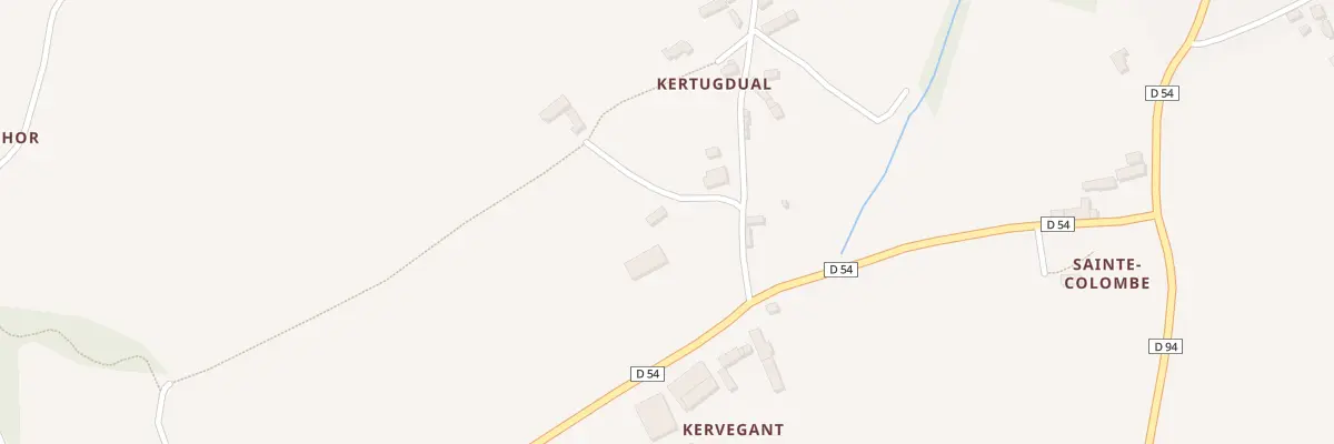 Plan du 5189 Kertugdual à Lanloup