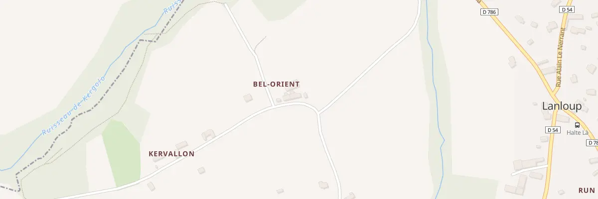 Plan du 8 Bel Orient à Lanloup