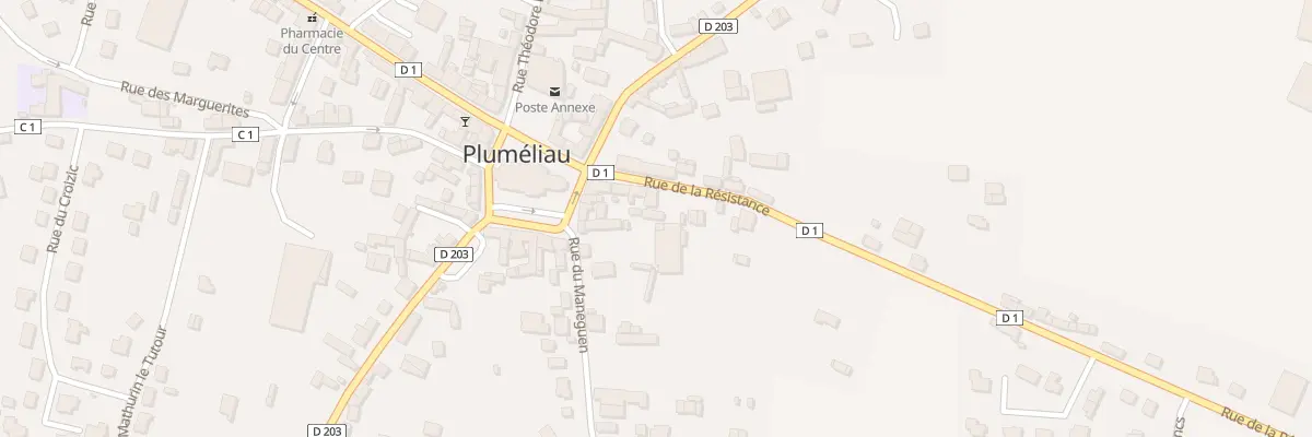 Plan du 10 Rue de la Résistance à Pluméliau-Bieuzy