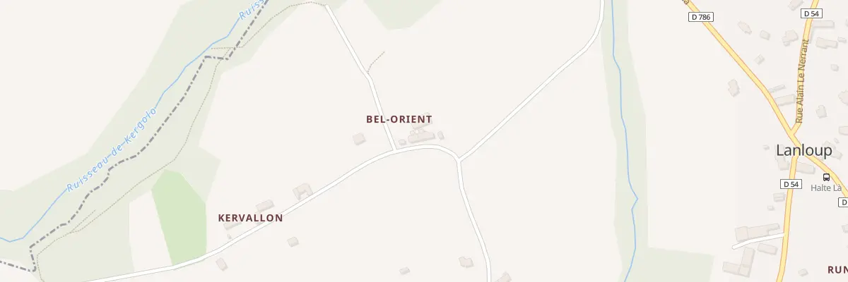 Plan du 8B Bel Orient à Lanloup