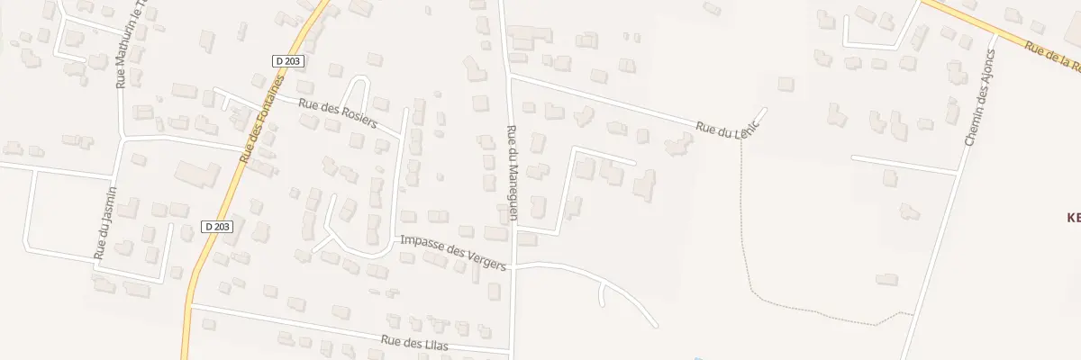 Plan du 11 Rue du Manéguen à Pluméliau-Bieuzy