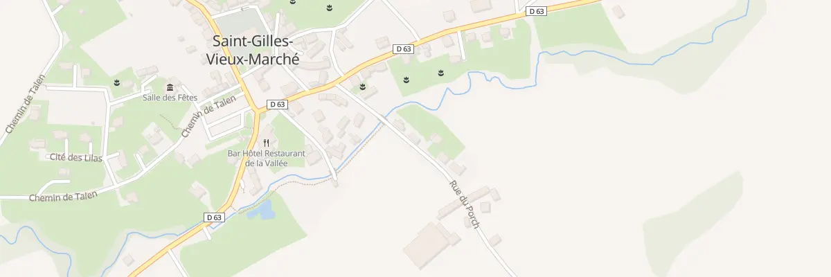 Plan du 7 Rue du Porch à Saint-Gilles-Vieux-Marché