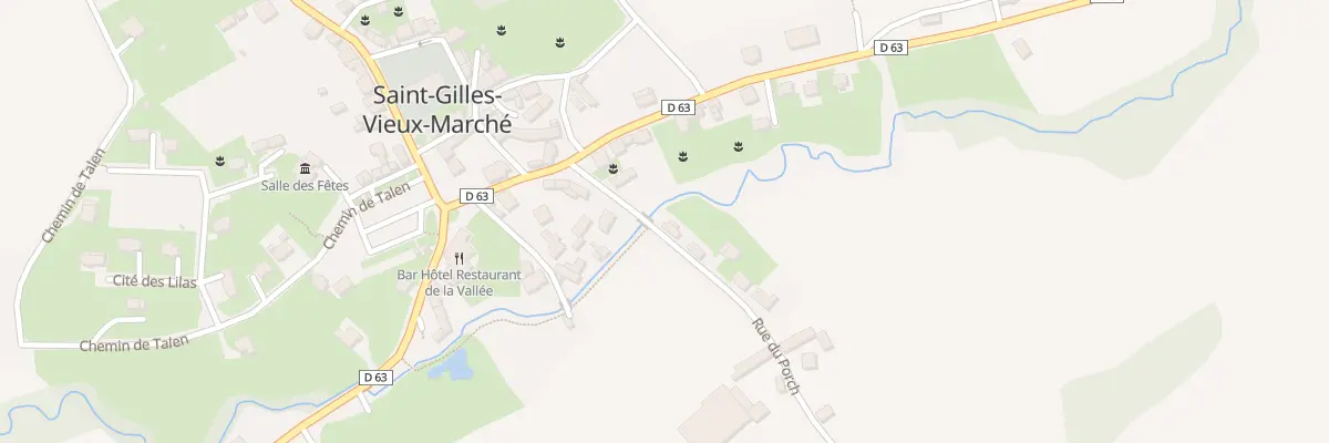 Plan du 5 Rue du Porch à Saint-Gilles-Vieux-Marché