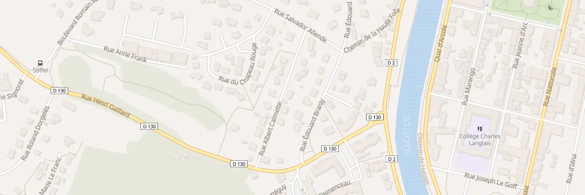 Plan du 8 Rue Calmette à Pontivy