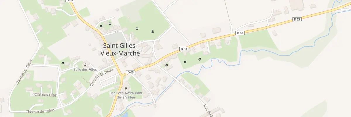 Plan du 4 Rue du Stade à Saint-Gilles-Vieux-Marché