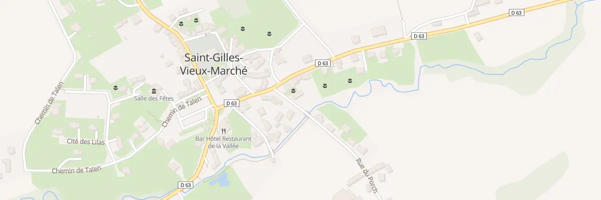 Plan du 3 Rue du Porch à Saint-Gilles-Vieux-Marché