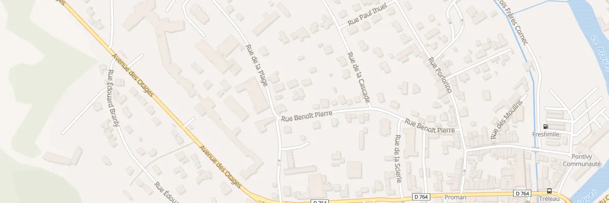 Plan du 32 Rue Benoît Pierre à Pontivy