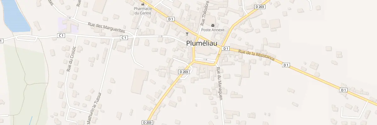 Plan du 2 Rue des Fontaines à Pluméliau-Bieuzy