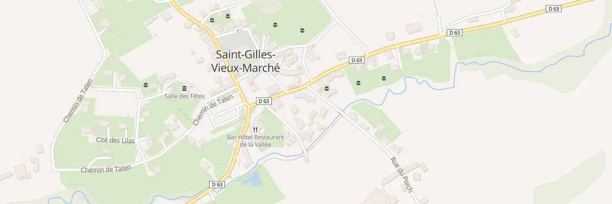 Plan du 4 Rue du Porch à Saint-Gilles-Vieux-Marché