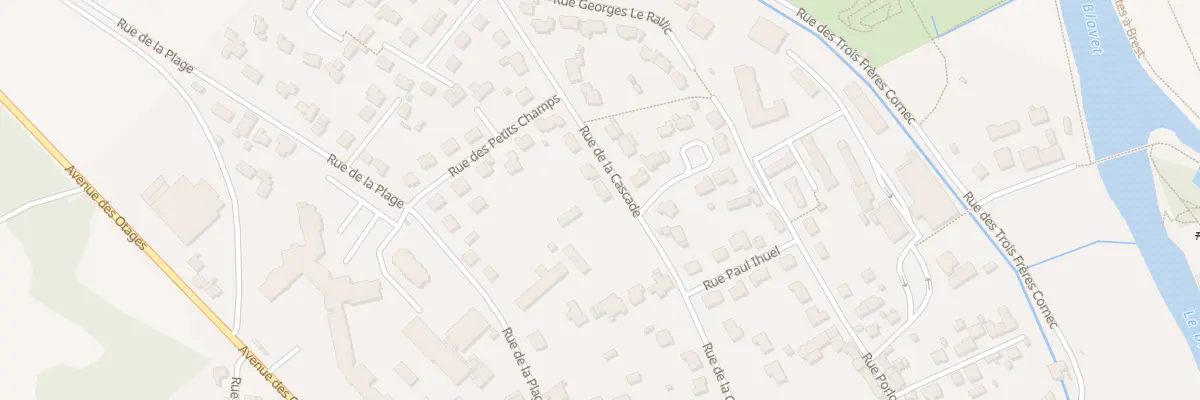 Plan du 21 Rue de la Cascade à Pontivy