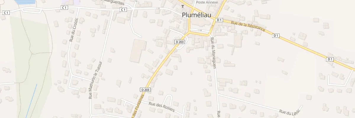 Plan du 7 Rue des Fontaines à Pluméliau-Bieuzy