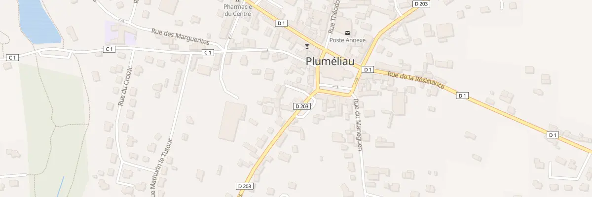Plan du 4 Rue des Fontaines à Pluméliau-Bieuzy