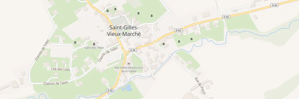 Plan du 2 Rue du Porch à Saint-Gilles-Vieux-Marché