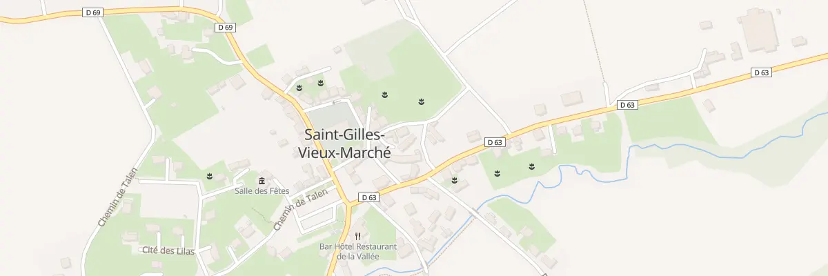 Plan du 4 Rue de la Mairie à Saint-Gilles-Vieux-Marché