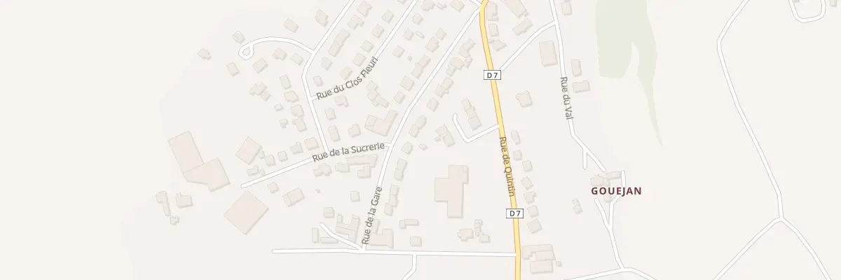 Plan du 20 Rue de la Gare Plouagat à Châtelaudren-Plouagat