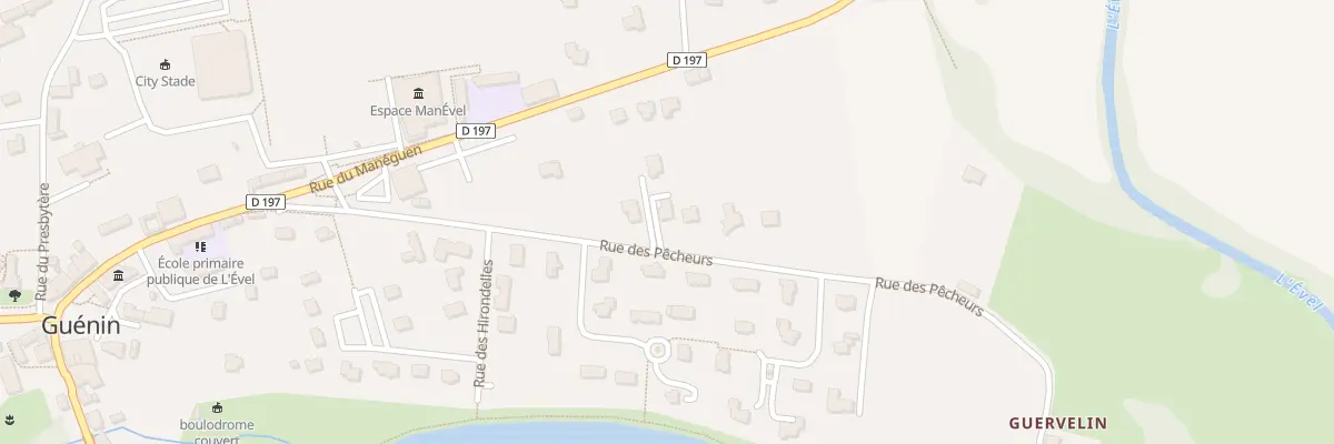 Plan du 7 Rue des Pecheurs à Guénin