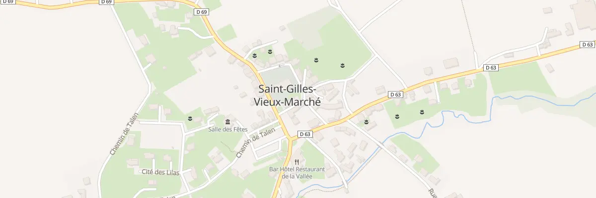 Plan du 5 Rue du Gros Chêne à Saint-Gilles-Vieux-Marché