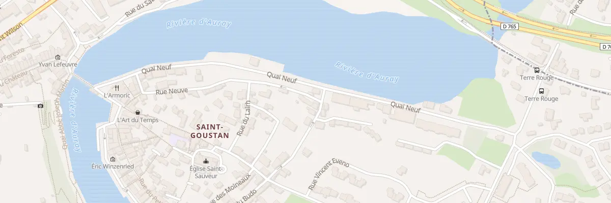 Plan du 30 Rue Neuve à Auray
