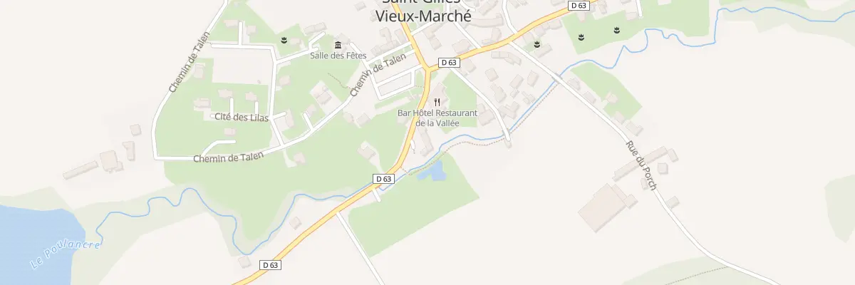 Plan du 8 Rue de la Vallée à Saint-Gilles-Vieux-Marché