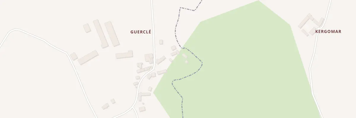Plan du 5 Guerclé à Saint-Gildas