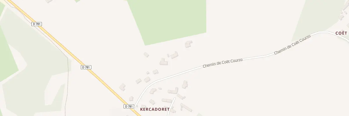 Plan du 17 Kercadoret à Locmariaquer