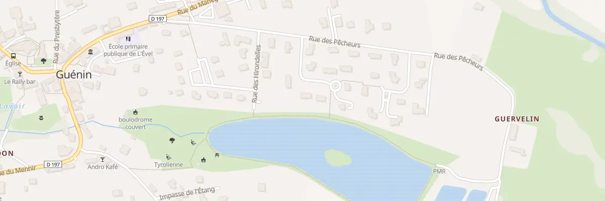 Plan du 10 Rue des Mesanges à Guénin