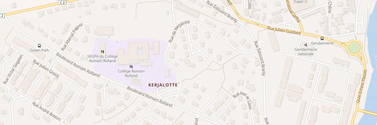 Plan du 10 Rue du Hameau à Pontivy