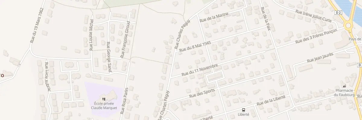 Plan du 4 Rue Charles Péguy à Pontivy