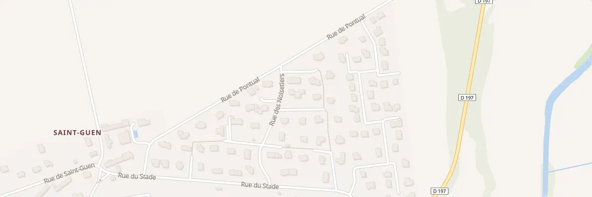 Plan du 1 Imp des Acacias à Guénin