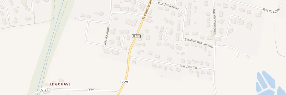 Plan du 29 Rue des Fontaines à Pluméliau-Bieuzy