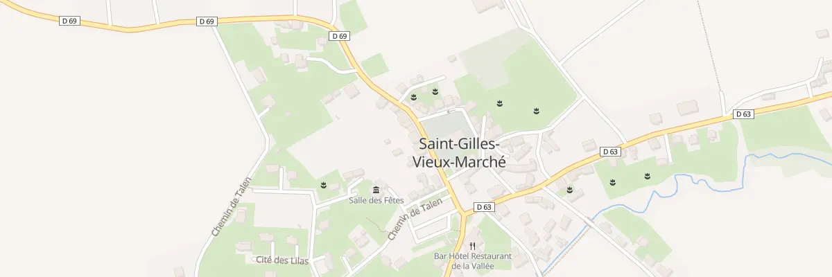 Plan du 7 Rue des Roses à Saint-Gilles-Vieux-Marché