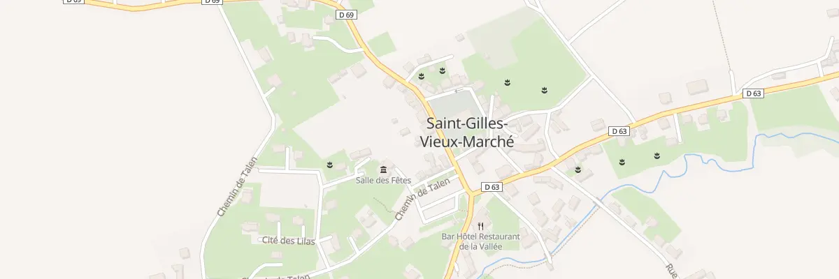 Plan du 5 Rue des Roses à Saint-Gilles-Vieux-Marché