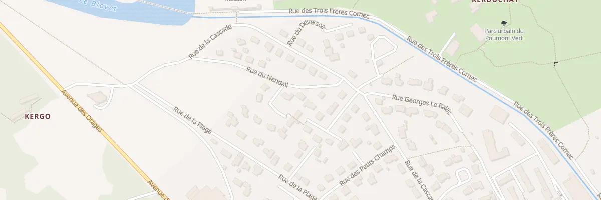 Plan du 3 Rue Eric Tabarly à Pontivy