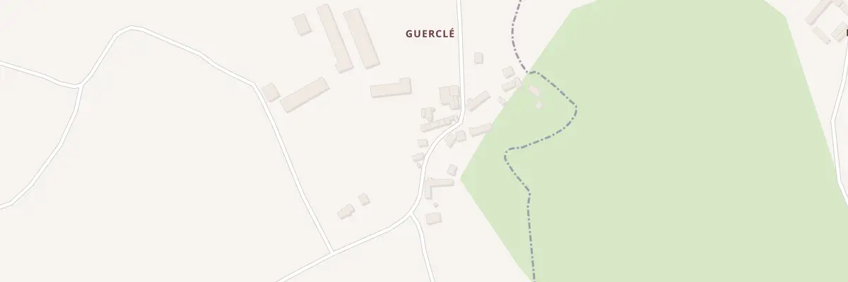 Plan du 6 Guerclé à Saint-Gildas